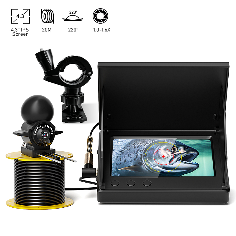 Fishing Depth Finder - Przenośny lokalizator ryb z ekranem LCD