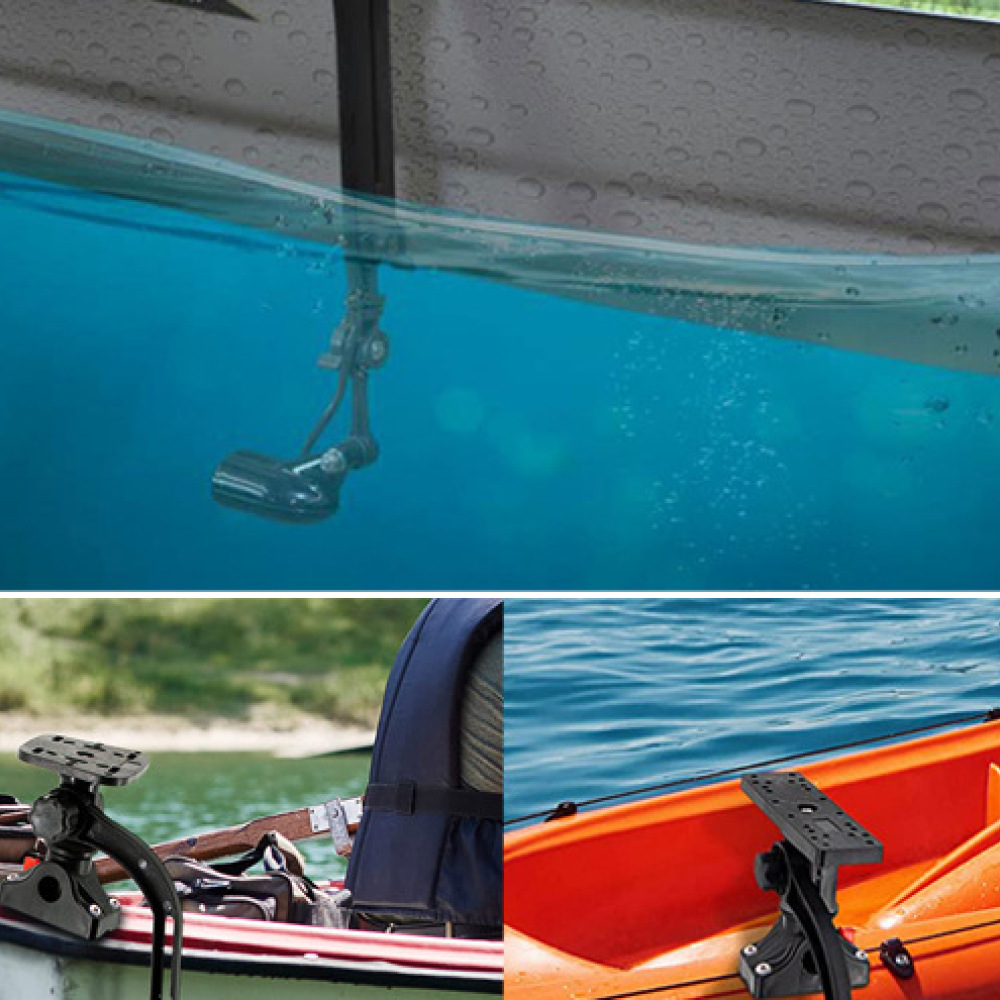 Fish Finder Mount - Uchwyt wspierający echosondę do łodzi rybackiej,