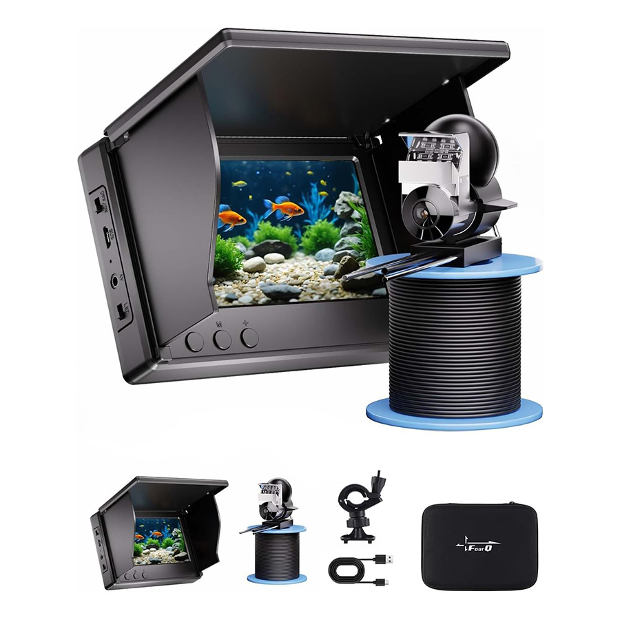 Fishing Depth Finder - FOURQ Przenośny lokalizator ryb z ekranem