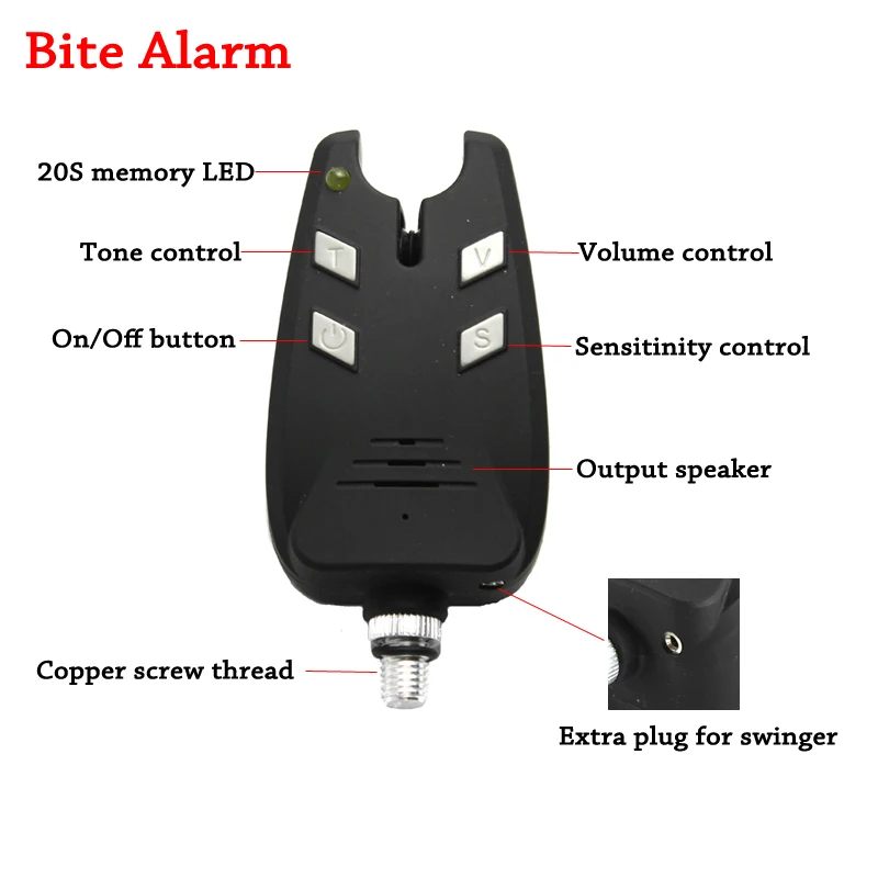 JSFUN 3 szt. Alarm wędkarski i – Bite Indicator recenzja i cena