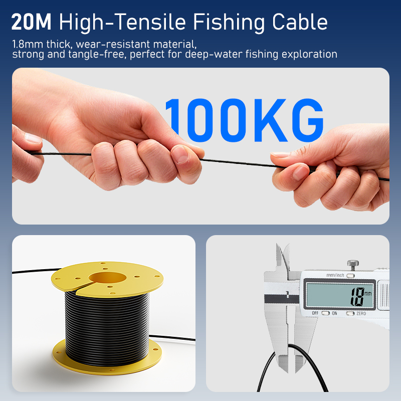Przenośny lokalizator ryb z ek – Fishing Depth Finder recenzja i cena