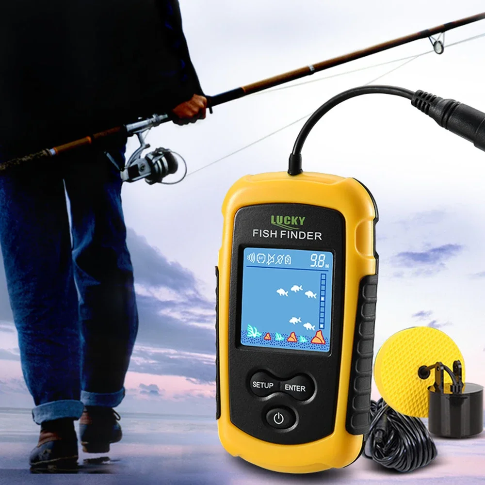 Szczęśliwy kolorowy ekran LCD  – Fishing Depth Finder recenzja i cena