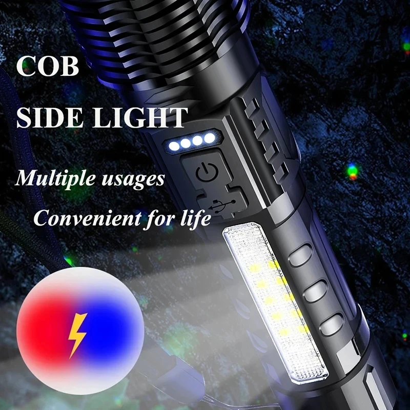 Mocna latarka LED XHP50, wodoo – Fishing Light recenzja i cena