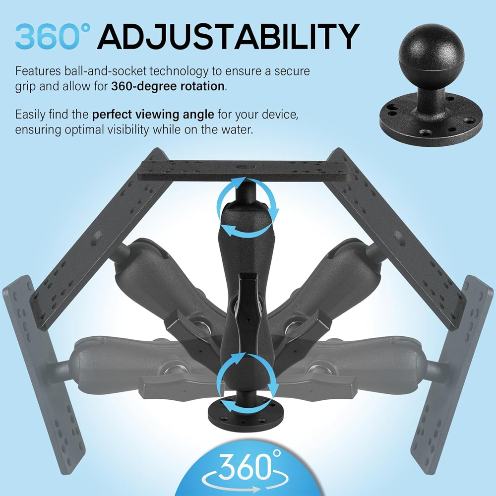 Aluminiowy uchwyt do echosondy – Fish Finder Mount recenzja i cena